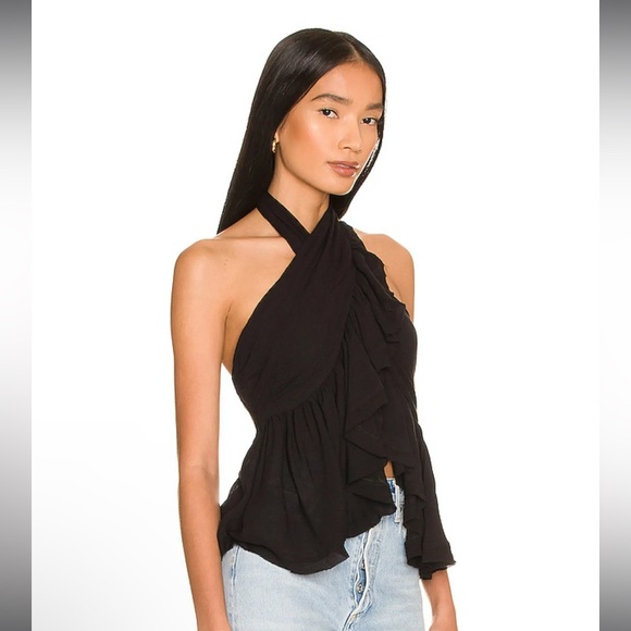 Free People Tops - NWOT Free People Chrissy Cross Top XL